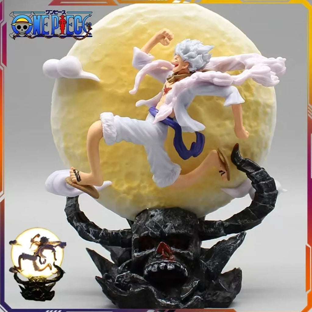 One Piece Anime Figure Moon Fairy Nika Monkey D Luffy
