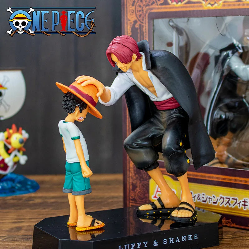 Figurine One Peace Luffy et Shanks