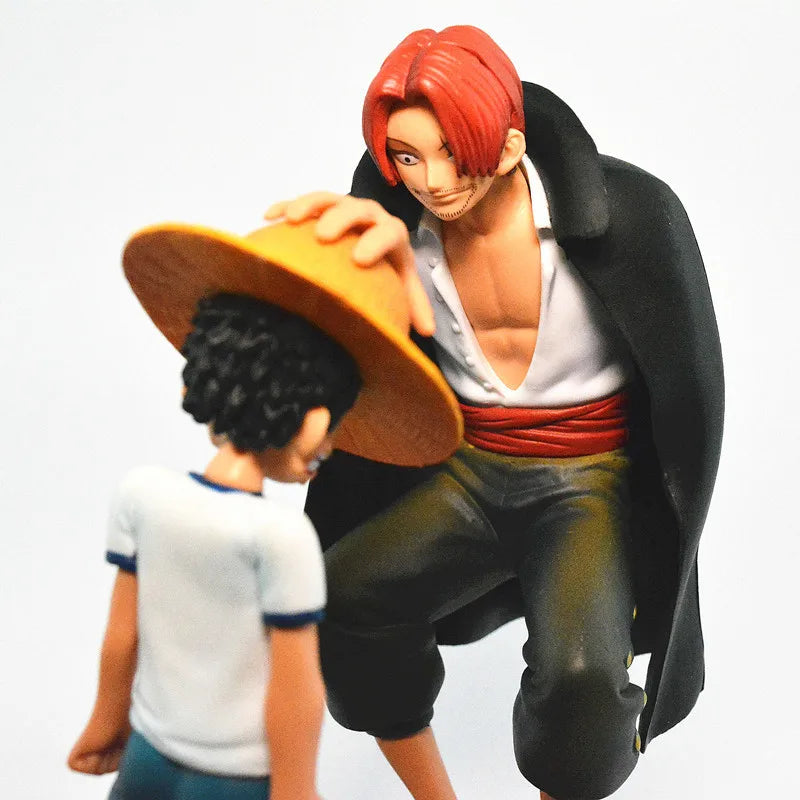 Figurine One Peace Luffy et Shanks